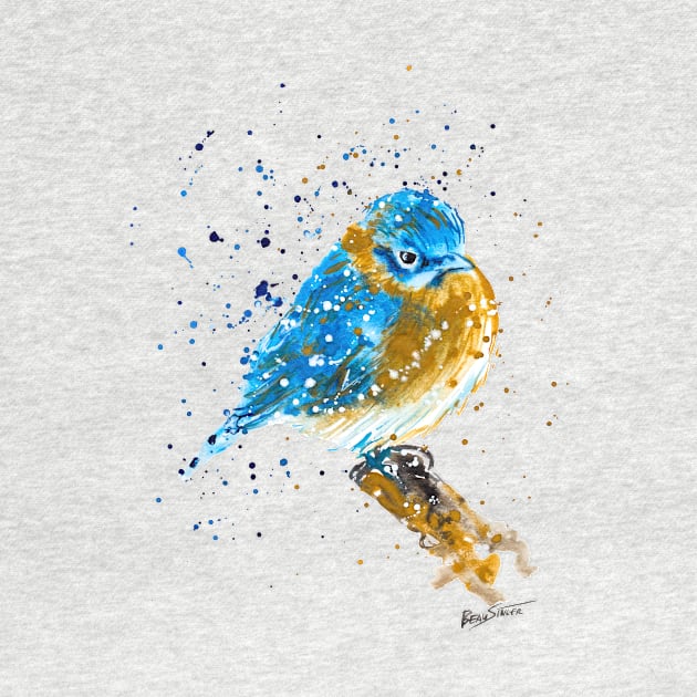 Blue Bird Sitting by beaugeste2280@yahoo.com